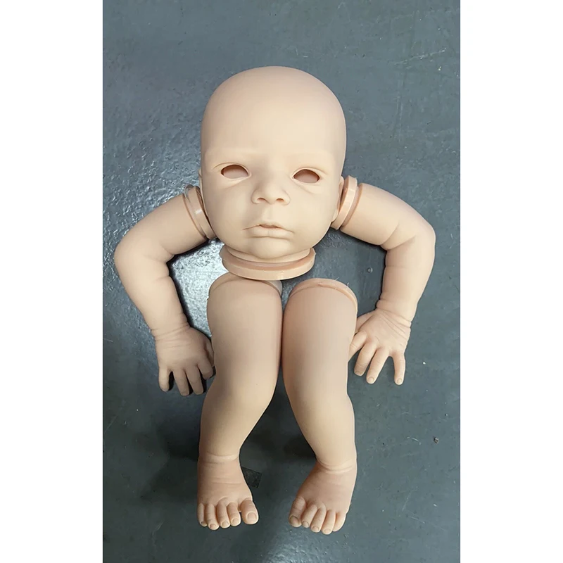 19-инчов набор от куклен театър-реборнов Niclas Real Soft Touch, Свеж цвят, Непълни детайли кукли с тялото и очите, стоп-моушън играчка