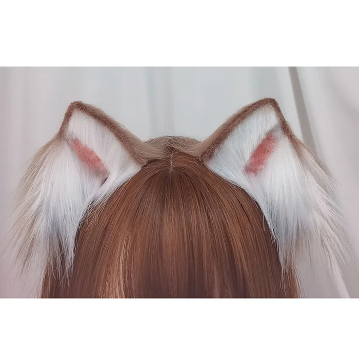 Котешки уши ръчно изработени, ластикът за коса с уши на животни, имитация на щипки за коса в стил Лолита
