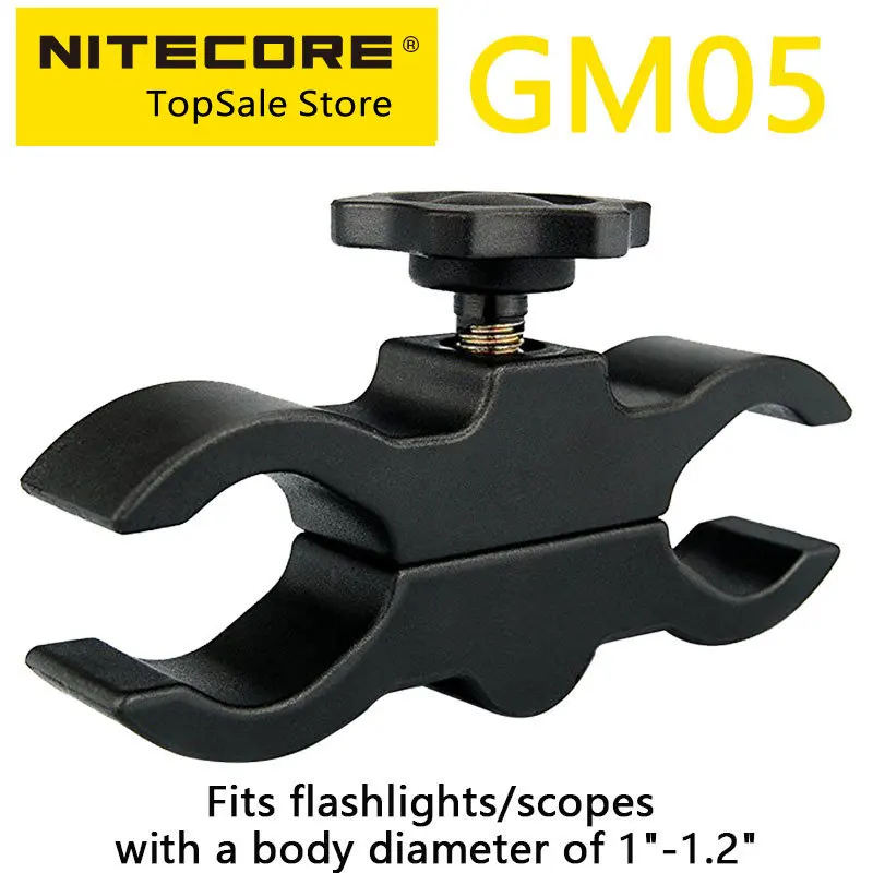 NITECORE GM05 Тактически фенер, Оръжеен държач за Оптичен мерник, за Определяне на корпуса с Диаметър 25,4-30 мм P30i SRT7GT P12GTS MH12GTS