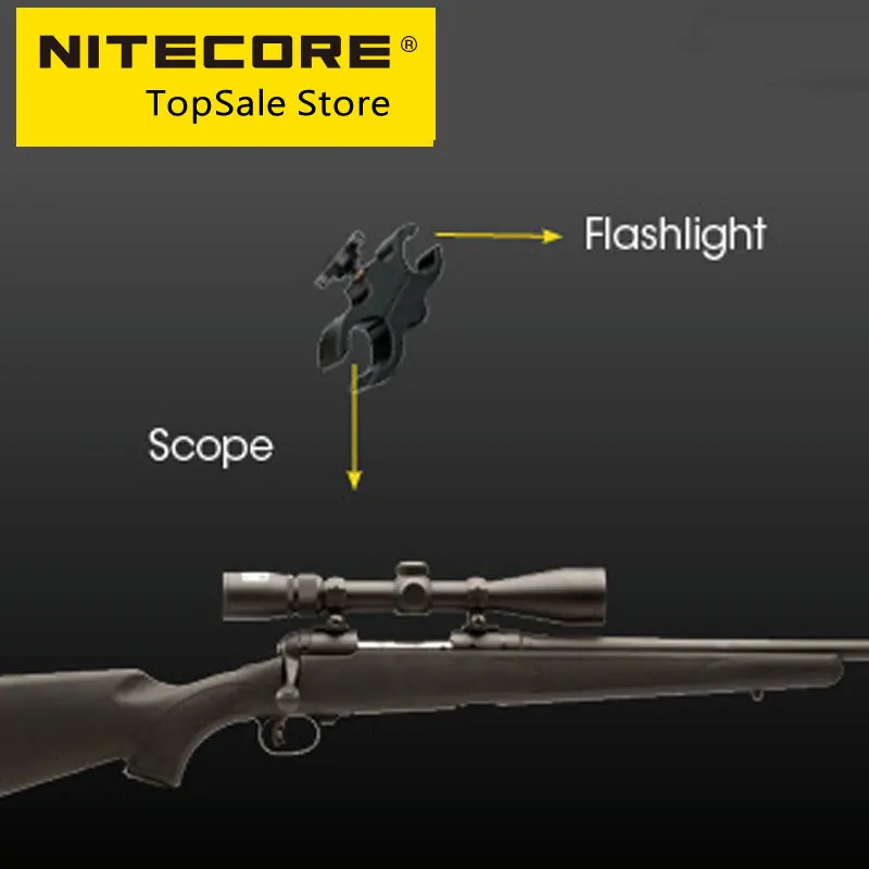 NITECORE GM05 Тактически фенер, Оръжеен държач за Оптичен мерник, за Определяне на корпуса с Диаметър 25,4-30 мм P30i SRT7GT P12GTS MH12GTS