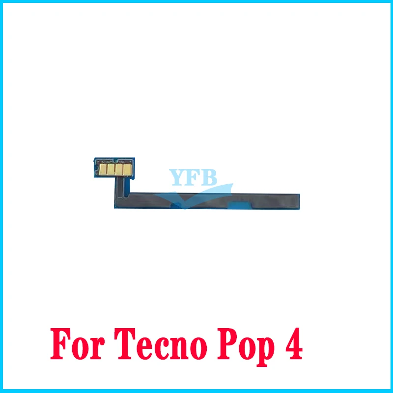 За Tecno Pouvoir POP 4 2 Pro Air BC2 BC1 B1 LA7 LC7 Страничен бутон за регулиране на силата на звука Гъвкав кабел