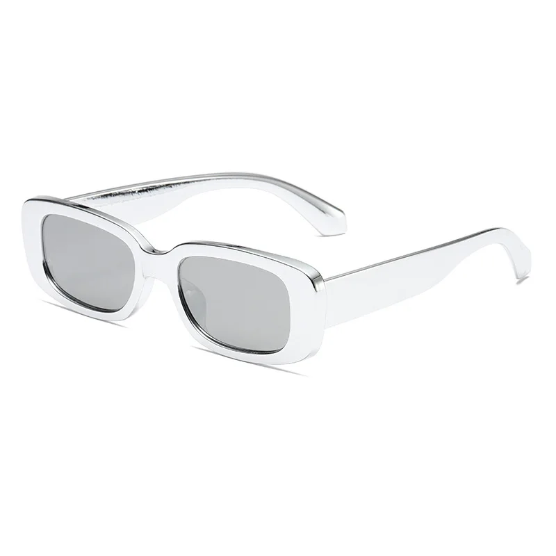 Ins Популярни Реколта Правоъгълни Слънчеви Очила За Жени, Мъжки Модни Слънчеви Очила В Малка Квадратна Рамка, Дамски Маркови Дизайнерски Слънчеви Очила