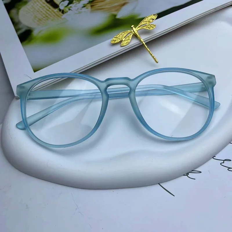 2023 Ново записване, рамки за очила компютър, женски, мъжки, кръгли очила с защита от синя светлина, блокиране на слънчеви очила, оптични очила за очила