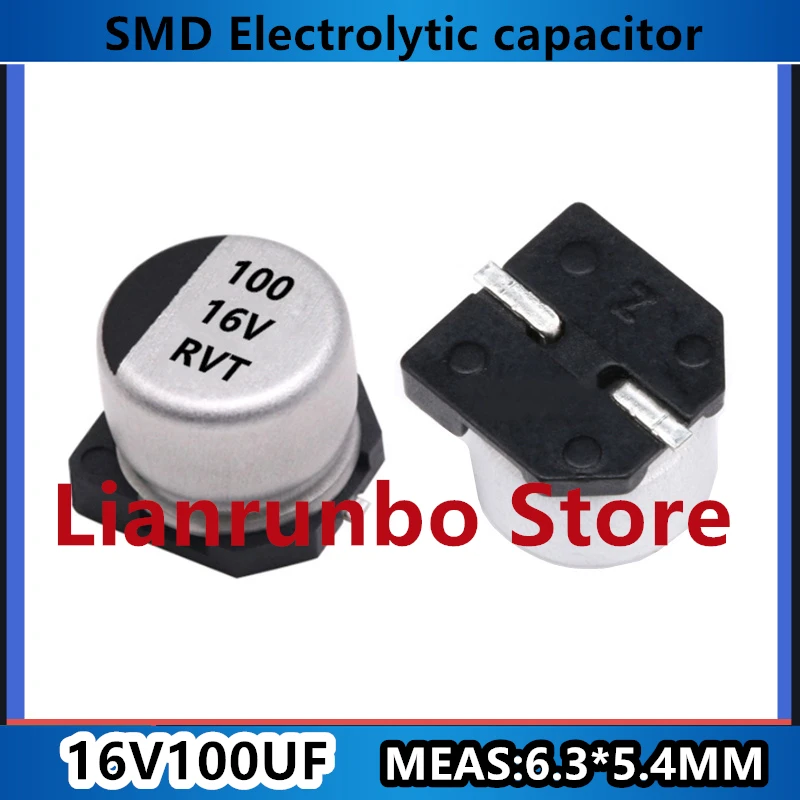 10 бр./лот, алуминий SMD електролитни кондензатор 100 uf/220/ 6.3*7.7 мм 6.3V10V16V
