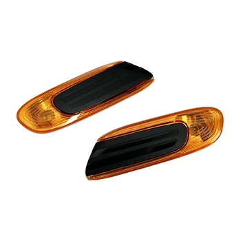 1 Чифт Странични Лампи Повторител Указател на Завоя за Mini F55 F56 F57 2014-2020 Жълт Цвят