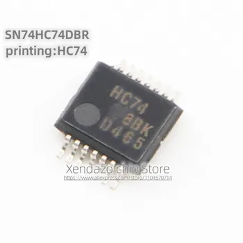 10 бр./лот SN74HC74DBR SN74HC74 коприна ситопечат HC74 SSOP-14 предпоставка Оригинален автентичен логически чип