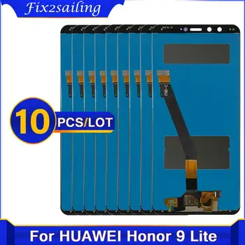 10 бр. на 100% тествана За Huawei Honor 9 Lite LCD дисплей е Сензорен Екран За Huawei Honor9 Lite LLD-L31/L21/L11 LCD екран