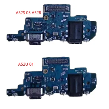 100% Оригинален докинг конектор за Зареждане на Пристанища Flex За Samsung Galaxy A52 A52S 03 A528 A52U 01 Flex de Carga