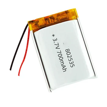 2/5/10/20 бр 3,7 На 700 mah 802535 литиево-полимерно-йонна батерия, 2.0 мм JST Конектор