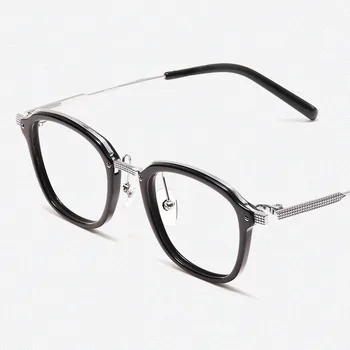 2023 Модни рамки за очила от ацетат лети по-високо качество на мъжки дизайнерски оптични очила при късогледство женски персонални очила