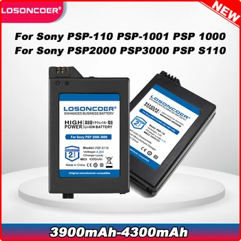 4300 mah PSP-S110 Батерия за Sony PSP2000 PSP3000 PSP-2000 И PSP-110 PSP-1001 PSP 1000 FAT PlayStation Portable контролер PSP1000
