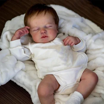 50 СМ Възстановената Кукла-Бебе, Спящата Лулу, 3D Картина С по-Видими Венами, Като Този на Детето, Boneca Art Bebe Reborn Supply