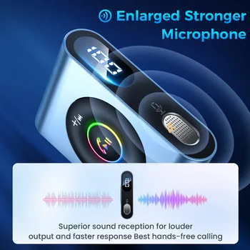 Cb1 Bluetooth съвместим Адаптер 5.3 Aux Жак 3,5 мм Безжичен Аудиоприемник Магнитен Аудиопередатчик Aux Music за Домашна Стерео система