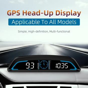 G3 GPS Авто HUD измерване на скоростта Централен дисплей Цифрова напомняне Аларма, скоростомер, Електронни аксесоари за всички автомобили