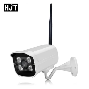 HJT WIFI Камера 5.0 MP камера Водоустойчива Външна Система за Откриване на Хуманоиди H. 265 TF Слот За Карта 4IR Наблюдение Камера за Нощно Виждане С Wifi