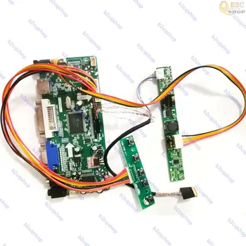 LCD контролер, такса монитор, комплект монитори за LCD дисплей, 1920X1200 LTN170CT06, съвместими с HDMI + DVI + VGA + audio