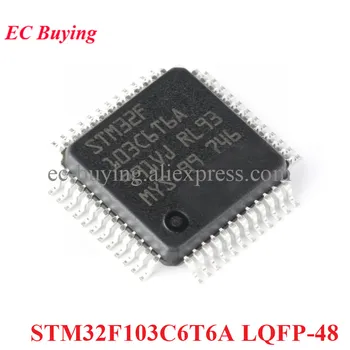 STM32F103C6T6A LQFP-48 STM32 F103C6T6A STM32F103 LQFP48 Cortex-M3 32-Битов Чип на Микроконтролера MCU IC Нов Оригинален Контролер