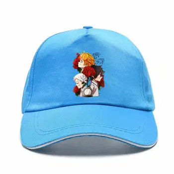 The Promised Neverland Hope Ема Норман Рей аниме Бялата бейзболна шапка с плоска периферия, качествени бейзболни шапки