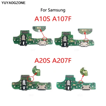 USB Докинг станция За Зареждане Конектор Порт, Конектор за Зареждане, Гъвкав Кабел За Samsung Galaxy A10S A20S A107F A207F