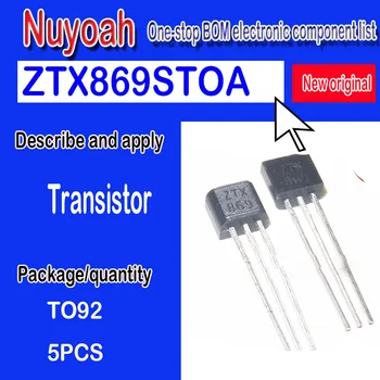ZTX869STOA ZTX869 биполярни транзистори TO-92 абсолютно нов, оригинален. Мощен и сильноточный транзистор в силициевата равнина NPN 5 бр.