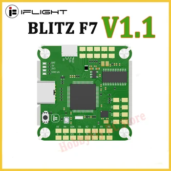 iFlight БЛИЦ F7 V1.1 Контролер полет STM32 F722 BMI270 с барометър OSD 5 2.5 A/9 2A BEC 30,5*30,5 мм за RC FPV Състезателен Дрона