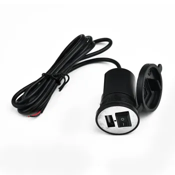 Автомобилен USB-адаптер за зареждане на мобилен телефон 9-24 В, 3,94 метра за електрически мотоциклет, универсален комплект адаптери за бързо зареждане