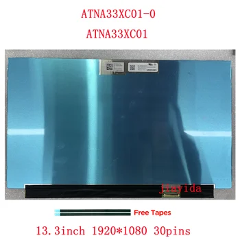 Безплатна доставка на Оригинален НОВ 13.3-инчов OLED LCD дисплей за лаптоп с LCD дисплей ATNA33XC01 ATNA33XC01-0 1920*1080 30 КОНТАКТИ