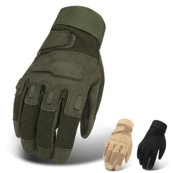 Военни Тактически ръкавици Армейските страйкбольные ръкавици полицейски специални прожектори Екипировка за стрелба с лък на открито пейнтбольные ловни ръкавици наполовина пълна
