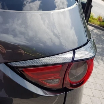 Въглеродни Влакна За Mazda CX5 CX-5 KF 2017-2019 2020 2021 Капак Заден Стоп на Колата, Тампон на Задния Фенер, Апликации За Стайлинг Аксесоари