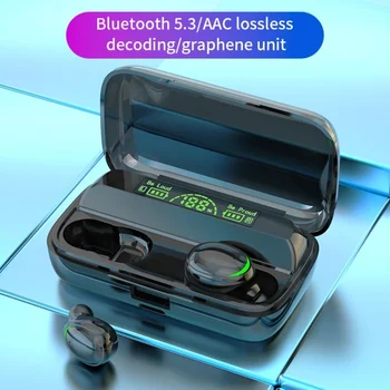 Гореща продажба H19 безжична Bluetooth слушалка TWS, ушите с двойно ухото, слушалките с шумопотискане, мини-слот за слушалки