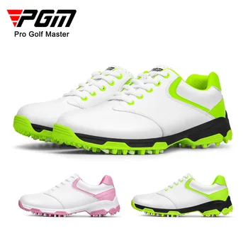Дамски обувки за голф PGM, нескользящая обувки за нокти, водоустойчива, дишаща, комфортна и мека