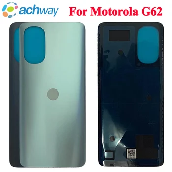 Делото за Motorola Moto G62 делото делото на отделението за батерията с логото на Подмяна на задния капак на Мото G62