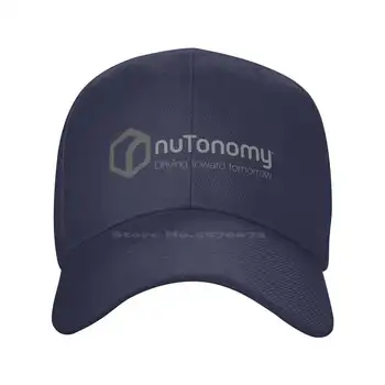 Ежедневни деним шапка с графичен принтом nuTonomy, вязаная капачка, бейзболна шапка