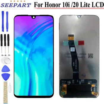 За Huawei Honor 10i 20Lite 20 Lite 20i LCD Сензорен дисплей Дигитайзер С Подмяна на Рамка За Честта 20i LCD екран