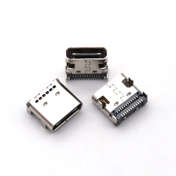 За MSI Изчислява 24pin Type C USB Female Jack C конектор micro USB Power jack конектор за зареждане на док конектор 24P