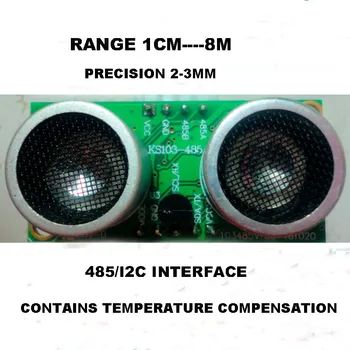 За модул робот Ултразвуков сензор ks103 1 см-8 м 485 интерфейс i2C, ултразвуков сензор за измерване на разстояния, сляпа зона 1 см