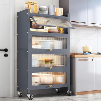 Леки луксозни метални бюфети Кухненски шкафове с като Многофункционален шкаф за печки на стената на Бюфет за съхранение