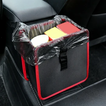 Многофункционална чанта за боклук на задната седалка на колата, водоустойчив Органайзер за съхранение на автомобил, Универсални аксесоари