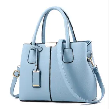 Модерна нова елегантна дамска чанта, луксозна марка дизайнерска чанта на рамото, класическа чанта през рамо с голям капацитет, градска проста чанта-тоут