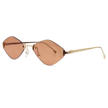 Модни квадратни слънчеви очила, дамски маркови дизайнерски vintage слънчеви очила, дамски слънчеви очила за пътуване в Ретро стил