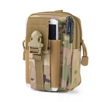 Мъжка чанта тактическа Molle, Поясная чанта, малък джоб, военна поясная чанта, за джогинг, инструмент за пътуване на открито, на Къмпинг, туризъм
