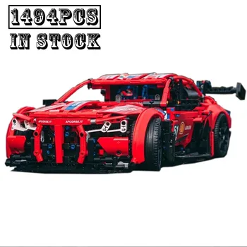 Нов M4 GT3 Need for Speed MOST WANTED Supercar Racers Превозни Средства MOC-144412 Строителни Блокове, Тухли, Играчки, Подаръци За Рожден Ден За Момчета