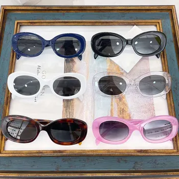 Нова тенденция на Мъже, Жени CL3535U Ацетат Модни слънчеви очила Реколта нюанси на луксозни Дамски очила с UV400 Поляризирани очила С кутия
