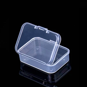 Пластмасова Кутия за съхранение, Правоъгълна кутия, Прозрачен Кутия, опаковъчна кутия, прахоустойчив, водоустойчив, здрав, многофункционален, трайни