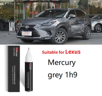 Подходящ за Lexus ES RX LF-NX GX LX NX Mercury grey 1H9 средство за премахване на драскотини дръжка за ретуш на Меркурий grey 1h9 боя spary