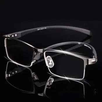Рамки За Очила от Титанова Сплав, за Мъже, Гъвкав лък тел за Точки от Материал От IP-Галванична Сплав, Пълна Дограма и Половината Дограма