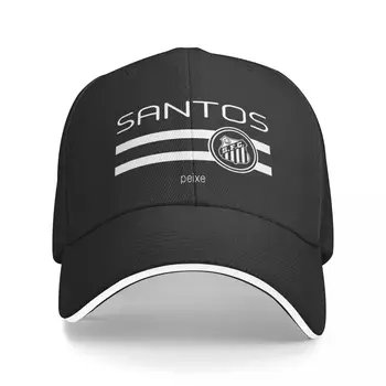 Серия А - Santos (Away Black) бейзболна шапка, солнцезащитная шапка, плажна шапка голям размер, дизайнерски мъжка шапка, дамски