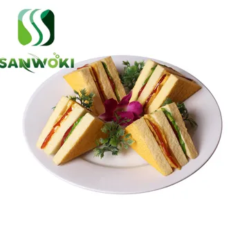Симулация модел сандвич с пиле, Изработени по поръчка Модел сандвич, Примерна украса на ресторанта, подпори, витрина, модел фалшива храна