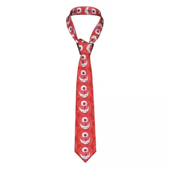 Сладък и луди вратовръзки с мультяшными чудовища, полиестер, 8 см, вратовръзки със собствени животни, мъжки копринени широки аксесоари Gravatas Business