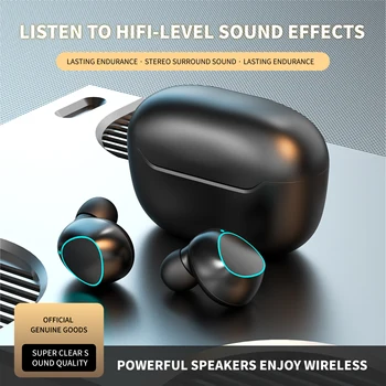 Слушалки TWS Bluetooth 5.3 Безжични Слушалки в ушите Стерео Хендсфри HD Покана Слушалки HI-FI водоустойчиви Слушалки С Микрофон